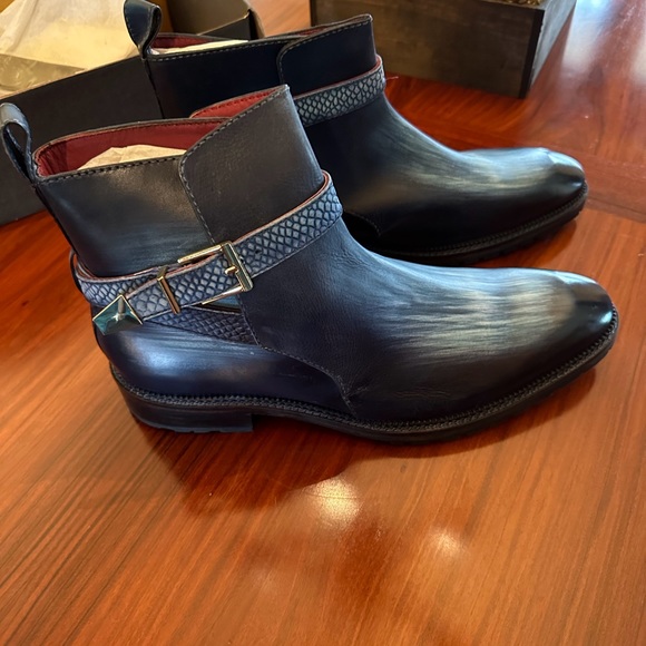 Men’s Lethata  Hand Crafted Boots NEW Never Worn Size 11.5-12 US - Picture 2 of 5